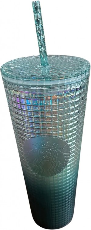 Starbucks 2023 Green Ombre Grid 24 Oz Venti Tumbler Cups Gröna | AVT706853