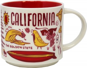 Starbucks Been There Series California Ceramic Mug, 14 Oz Cups Röda | NGI869072