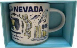 Starbucks Been There Series Nevada Ceramic Coffee Mug, 14 Oz Cups Blå | WUD691037