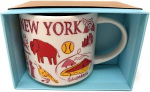 Starbucks Been There Series New York Knickerbocker State Ceramic Mug, 14 Oz Mug Röda | LDH879321