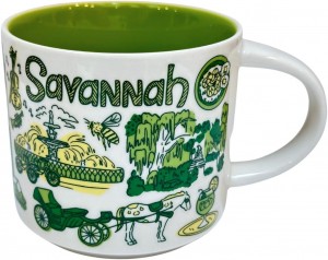 Starbucks Been There Series Savannah Ceramic Coffee Mug, 14 Oz Cups Vita | MNX982703