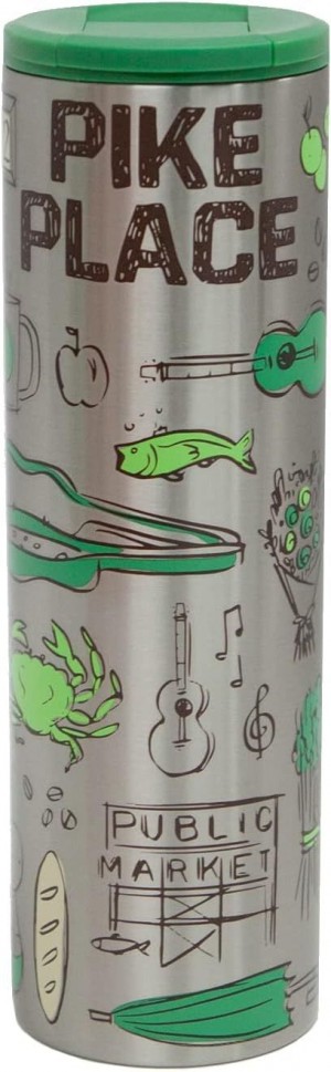 Starbucks Been There Series The First Store Pike Place Market Stainless Steel Tumbler 16oz Tumbler Grå | BSH031487