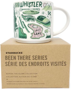Starbucks Been There Series - Whistler, British Columbia Bc, Canada, 14 Fl Oz Mug Gröna | VLY709241