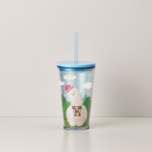Starbucks Bohemian Alpaca Family on Highland 24oz Cold Cup Cups Olika Färger | AXI476935