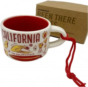 Starbucks California Been There Series Collection Ceramic Coffee Mug Demitasse Ornament 2 Oz Mug Röda | TRS809637