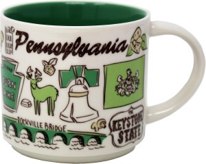 Starbucks Ceramic Been There Series Pennsylvania Mug, 14 Oz Mug Gröna | LUA826713