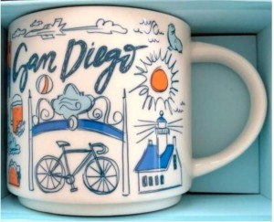 Starbucks Ceramic Mugs - Been There Series - San Diego Mug Olika Färger | VTB273904