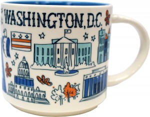 Starbucks Coffee 2018, Been There Series, Washington Dc Mug, 14-ounce With Gift Box Mug Olika Färger | JQO025943