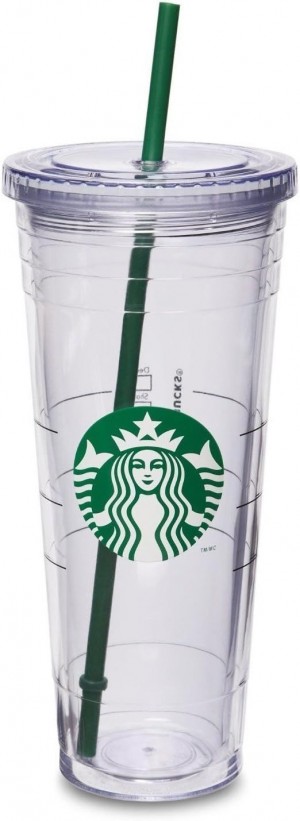 Starbucks Cold Cup Venti 24 Oz Tumbler Clear | QAX974263