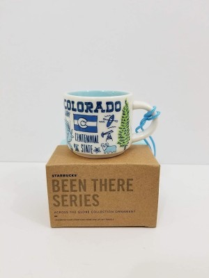 Starbucks Colorado Been There Series Ornament Espresso Mug/Cup 2 Oz Cups Blå | SYH041792