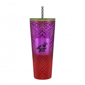 Starbucks Gemstone Gradient Plastic Cold Cup 24oz Cups Olika Färger | MXV064258