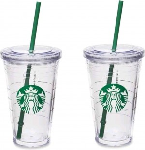 Starbucks Grande Insulated Travel Tumbler 16 Oz Double Wall Acrylic 2 Pack Set Cups Gröna | ZVS803549