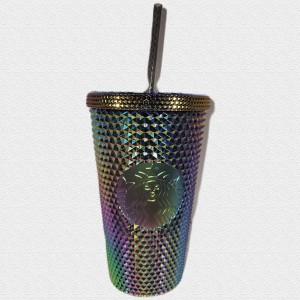 Starbucks Halloween 2023 Oil Slick Rainbow Iridescent Venti Tumbler 16oz Tumbler Olika Färger | JTZ625793