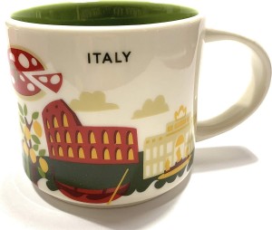 Starbucks Italy You Are Here Yah Coffee Mug Cups Kaffe | GLY059641