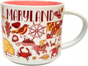 Starbucks Maryland Ceramic Mug Been There Series Across The Globe Collection, 14 Ounces Mug Röda | ZBR528963