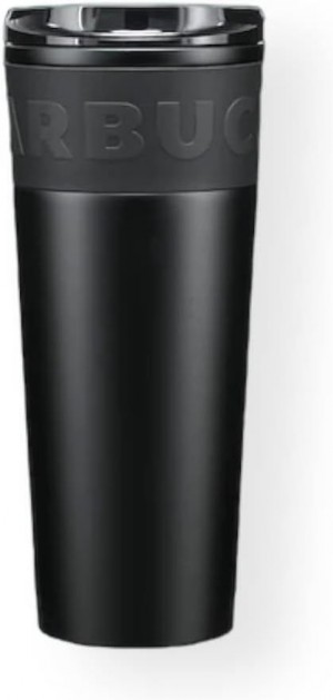 Starbucks Matte Black Stainless Steel Tumbler With Grip Grande 16 Oz Hot Drinks Coffee Tea Tumbler Svarta | VOX398102