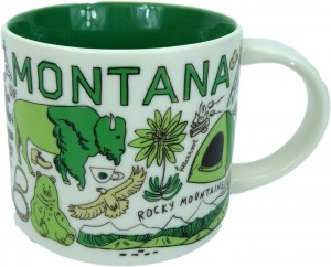 Starbucks Montana Been There Series Across The Globe Collection Coffee Mug 14 Ounce Mug Kaffe | OZW721063