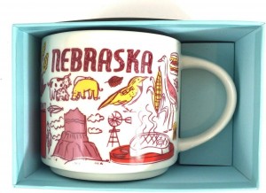 Starbucks Nebraska Been There Series Across The Globe Collection Ceramic Coffee Mug, 14 Fl Oz Mug Kaffe | IOL796830