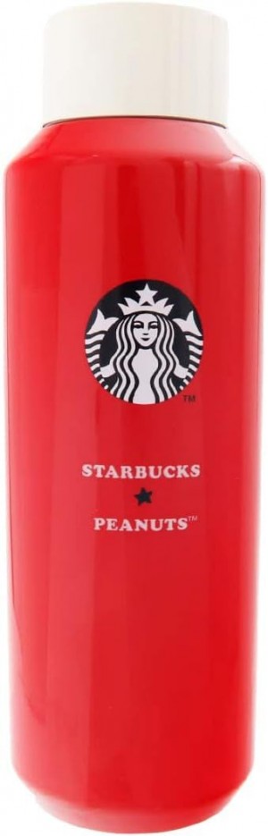 Starbucks Peanuts Japan Limited Stainless Bottle Red Peanuts Beagle 473ml Bottles Röda | LYG791435