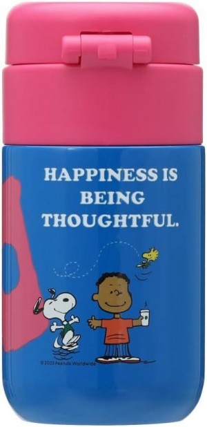 Starbucks Peanuts Japan Limited Stainless Petit Bottle Blue Peanuts Franklin 200ml Bottles Blå | UKY301759