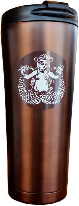 Starbucks Pike Place Stainless Steel Tumbler, Brown, 16 Fl Oz Mug Bruna | YPO860754