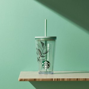 Starbucks Plastic Coffee Cherry & Siren Cold Cup 16oz Cups Kaffe Rosa | TDI940865