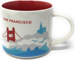 Starbucks San Francisco You Are Here Collection Mug Mug Guld Olika Färger | AFE702648