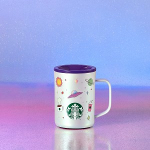 Starbucks Stainless Steel 13oz Mug with Lid Mug Grå | OJA879025