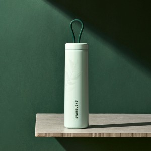 Starbucks Stainless Steel Mint Coffee Leaf Water Bottle 12oz Bottles Grå Mintgröna Kaffe | ZPV908723