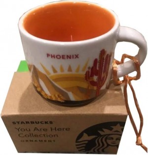 Starbucks State Or City You Are Here Collection Ceramic Coffee Mug Demitasse Ornament 2 Oz (Phoenix) Cups Kaffe Röda | DSP469728