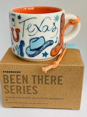 Starbucks Texas Been There Series Across The Globe Collection Ornament Ceramic Coffee Demitasse Mug, 2 Fl Oz Mug Kaffe | FXT407561