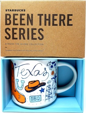 Starbucks Texas Coffee Mug, Been There Series Across The Globe Collection, 14 Ounces Cups Kaffe | HNI043219