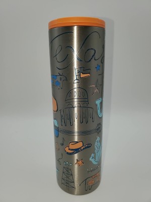 Starbucks Texas Stainless Steel Double-wall 16oz Tumbler Tumbler Grå | MOF217580