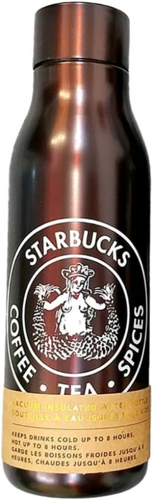 Starbucks The First Pike Place Store Siren Logo Stainless Steel Water Bottle, 20 Oz Bottles Grå | TSF876204