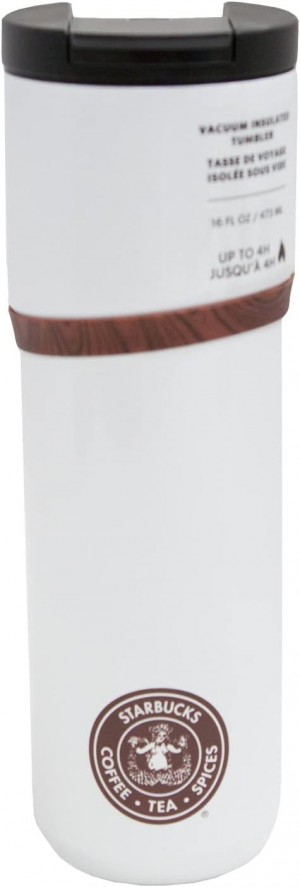 Starbucks The First Store Pike Place Stainless-steel Tumbler (16 Oz, White) Tumbler Grå Vita | FYI740352